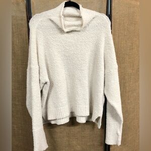 Ugg Mock Neck Ivory Sweater XL, Preloved Soft Cozy